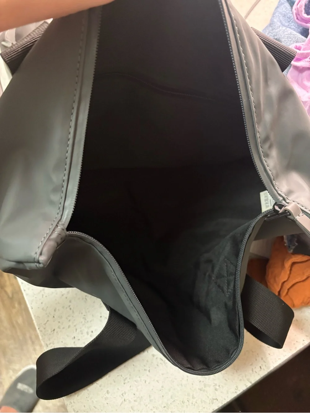 Rains waterproof Dark Gray Zip-Top Utility Tote